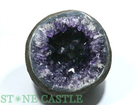 ☆一点物☆【原石】アメジスト カペーラ (6A) (ウルグアイ産) ドーム型 (台無) No.17【パワーストーン 天然石 アクセサリー レディース メンズ】