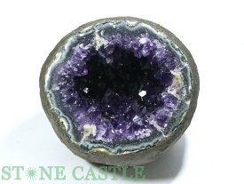 ☆一点物☆【原石】アメジスト カペーラ (6A) (ウルグアイ産) ドーム型 (台無) No.19【パワーストーン 天然石 アクセサリー レディース メンズ】