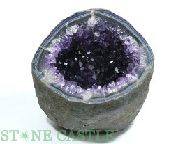 ☆一点物☆【原石】アメジスト カペーラ (6A) (ウルグアイ産) ドーム型 (台無) No.24【パワーストーン 天然石 アクセサリー レディース メンズ】