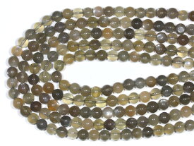 【丸ビーズ】ムーンストーン(グレー) 8mm (ブレスレット約1本分) 【パワーストーン 天然石 アクセサリー 半連売り】