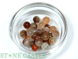 【丸ビーズ】レッドルチルクォーツ 8mm (29粒セット) No.01 (数量限定商品)【パワーストーン 天然石 アクセサリー 1連売り】