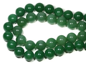 【丸ビーズ】アベンチュリン (2A) 16mm (ブレスレット約1本分) 【パワーストーン 天然石 アクセサリー 半連売り】