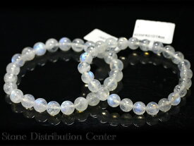 ☆高品質☆【ブレスレット】ムーンストーン (5A) (約6.5～7mm)※DM便・ネコポス不可※ 【パワーストーン 天然石 アクセサリー レディース メンズ】
