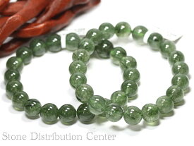 ☆高品質☆【ブレスレット】グリーンルチルクォーツ (3A) (約9～9.5mm)※DM便・ネコポス不可※【パワーストーン 天然石 アクセサリー レディース メンズ】