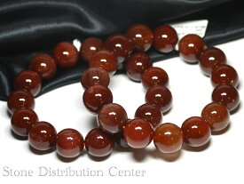 ☆高品質☆【ブレスレット】レッドルチルクォーツ (5A) (約15～15.5mm) (ケース付) ※DM便・ネコポス不可※【パワーストーン 天然石 アクセサリー レディース メンズ】