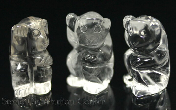 楽天市場】【彫刻置物】サル 25mm 水晶※DM便・ネコポス不可 