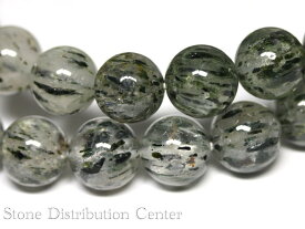 ☆高品質☆【ブレスレット】ヒマラヤ産グリーンルチルインクォーツ (約9～9.5mm) (鑑別済)※DM便・ネコポス不可※【パワーストーン 天然石 アクセサリー レディース メンズ】