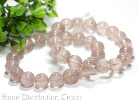 ☆高品質☆【ブレスレット】ストロベリークォーツ (ロシア産) (約11.5～12mm)※DM便・ネコポス不可※【パワーストーン 天然石 アクセサリー レディース メンズ】