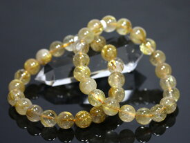 ☆高品質☆【ブレスレット】ゴールデンルチルクォーツ (A) (約9mm) 【パワーストーン 天然石 アクセサリー レディース メンズ】