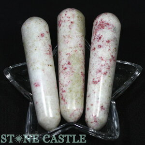 【置き石】マッサージ棒 (大) シナバー(辰砂) 【パワーストーン 天然石 アクセサリー】