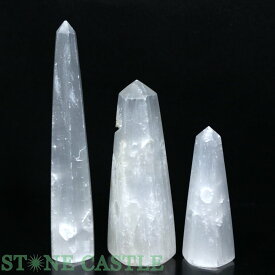 【置き石】セレナイト ポイント S ★特価★【パワーストーン 天然石 アクセサリー】