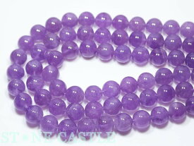 【丸ビーズ】ローズアメジスト (EX) 14mm 【パワーストーン 天然石 アクセサリー 1連売り】