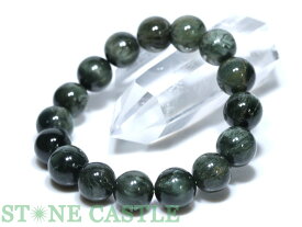 ☆一点物☆【ブレスレット】グリーンルチルキャッツアイ (5A) No.01 (約13〜13.5mm) (ケース付)【パワーストーン 天然石 アクセサリー レディース メンズ】