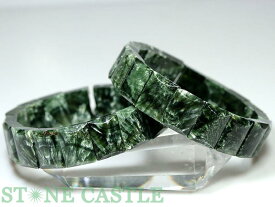 ☆高品質☆【ブレスレット】セラフィナイト バングル 約12x16mm 【パワーストーン 天然石 アクセサリー レディース メンズ】