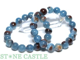 ☆高品質☆【ブレスレット】ヘマタイトインアクアマリン (約11.5～12mm)【パワーストーン 天然石 アクセサリー レディース メンズ】