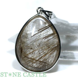 ☆一点物☆【ペンダント】シルバールチルクォーツ (3A) No.70【パワーストーン 天然石 アクセサリー レディース メンズ】