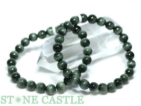 ☆高品質☆【ブレスレット】グリーンルチルキャッツアイ (5A) (約7.5〜8mm)【パワーストーン 天然石 アクセサリー レディース メンズ】