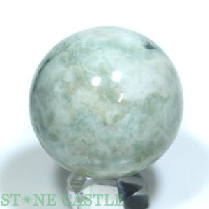 ☆一点物☆【置き石】丸玉 本翡翠 (ミャンマー産) 約30mm No.34【パワーストーン 天然石 アクセサリー レディース メンズ】