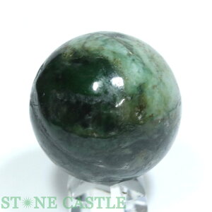 ☆一点物☆【置き石】丸玉 本翡翠 (ミャンマー産) 約30mm No.39【パワーストーン 天然石 アクセサリー レディース メンズ】