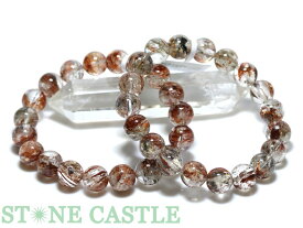 ☆高品質☆【ブレスレット】アイアンクォーツ (ヘマタイトインクォーツ) (3A) (約10.5～11mm) 【パワーストーン 天然石 アクセサリー レディース メンズ】