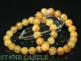 ☆高品質☆【ブレスレット】ヴィーナスヘアルチルクォーツ (約11.5～12mm) 【パワーストーン 天然石 アクセサリー レディース メンズ】