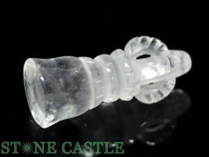 ☆ペンダント一点物☆【ペンダント】密教法具 ヒマラヤ水晶 五鈷杵(ごこしょ) No.30【パワーストーン 天然石 アクセサリー レディース メンズ】