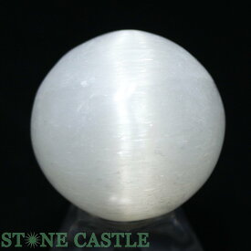 【置き石】セレナイト 丸玉 約40mm【パワーストーン 天然石 アクセサリー レディース】