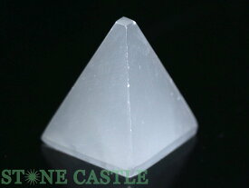 【置き石】ピラミッド型 セレナイト【パワーストーン 天然石 アクセサリー レディース】
