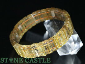 ☆一点物☆【ブレスレット】極太タイチンルチル (3A) バングル No.24 約14x6x5mm (ケース付)【パワーストーン 天然石 アクセサリー レディース メンズ】