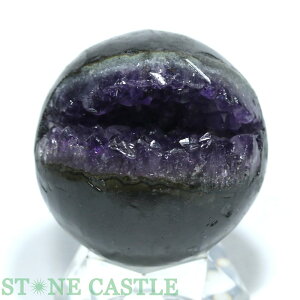 ☆一点物☆【置き石】ドゥルージー丸玉 アメジスト (EX) (ウルグアイ産) 約67mm No.38【パワーストーン 天然石 アクセサリー レディース メンズ】