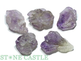 ☆一点物☆【原石】アメジストカテドラル (5個セット) No.19【パワーストーン 天然石 アクセサリー レディース メンズ】