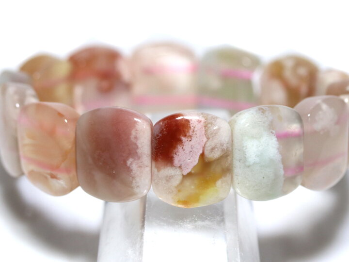 楽天市場】☆高品質☆【ブレスレット】桜瑪瑙 (3A) バングル 約15x18mm 