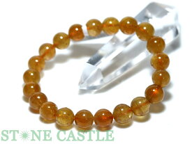 ☆一点物☆【ブレスレット】オレンジトルマリン (5A) No.06 (約9～9.5mm) (ケース付) 【パワーストーン 天然石 アクセサリー レディース メンズ】