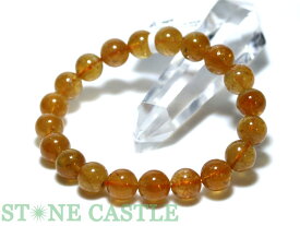 ☆一点物☆【ブレスレット】オレンジトルマリン (5A) No.07 (約9.5～10mm) (ケース付) 【パワーストーン 天然石 アクセサリー レディース メンズ】