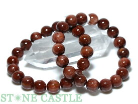 ☆高品質☆【ブレスレット】レッドルチルキャッツアイ (5A) (約11～11.5mm) (ケース付) 【パワーストーン 天然石 アクセサリー レディース メンズ】