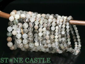 ☆特価アソート☆【ブレスレット】ホワイトスノールチルクォーツ (約8～12mm) 約9～10本入り (約300g) 【パワーストーン 天然石 アクセサリー レディース メンズ】