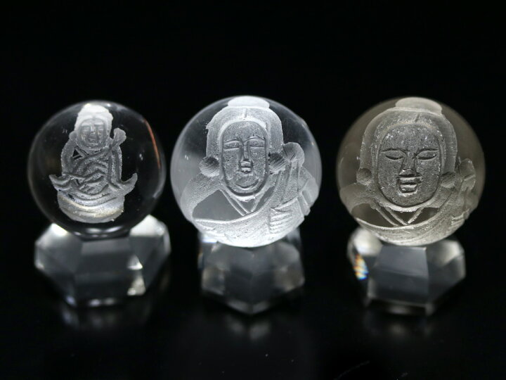 楽天市場】【彫刻置物】丸玉 水晶20mm (素彫り) 七福神 各種 