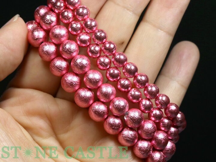 楽天市場】☆高品質☆【ブレスレット】ギベオン隕石 (ムースピンク  