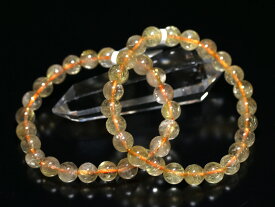 ☆高品質☆【ブレスレット】ゴールデンルチルクォーツ (A) (約8mm)【パワーストーン 天然石 アクセサリー レディース メンズ】