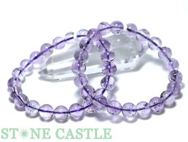 ☆高品質☆【ブレスレット】ロマネサイトインアメジスト (3A) (約9.5～10mm) 【パワーストーン 天然石 アクセサリー レディース メンズ】