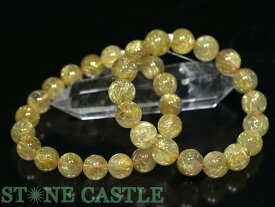 ☆高品質☆【ブレスレット】ゴールデンルチルクォーツ (5A) (約10.5〜11mm) (ケース付)【パワーストーン 天然石 アクセサリー レディース メンズ】