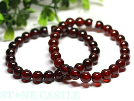 ☆高品質☆【ブレスレット】オレンジガーネット (5A) (約7～7.5mm) 【パワーストーン 天然石 アクセサリー レディース メンズ】