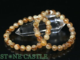 ☆高品質☆【ブレスレット】オレンジルチルガーデン 聚宝盆 (約8.5～9mm) 【パワーストーン 天然石 アクセサリー レディース メンズ】