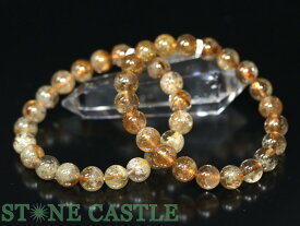 ☆高品質☆【ブレスレット】オレンジルチルガーデン 聚宝盆 (約9～9.5mm) 【パワーストーン 天然石 アクセサリー レディース メンズ】