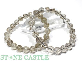 ☆高品質☆【ブレスレット】シルバールチルクォーツ (2A) (約9〜9.5mm)【パワーストーン 天然石 アクセサリー レディース メンズ】