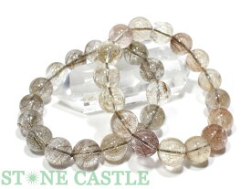 ☆高品質☆【ブレスレット】シルバールチルクォーツ (2A) (約13〜13.5mm) (ケース付)【パワーストーン 天然石 アクセサリー レディース メンズ】