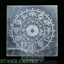☆高品質☆【置き石】セレナイト エナジープレート 12星座 各種【パワーストーン 天然石 アクセサリー 半連売り】