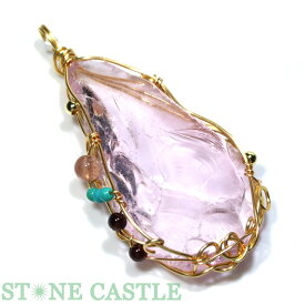 ☆一点物☆【ペンダント】アンダラクリスタル (アメリカ・シエラネバダ産) ピンク No.16【パワーストーン 天然石 アクセサリー レディース メンズ】