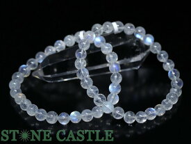 ☆高品質☆【ブレスレット】ムーンストーン (最高級) (約6.5～7mm) (ケース付)【パワーストーン 天然石 アクセサリー レディース メンズ】