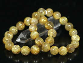 ☆高品質☆【ブレスレット】ゴールデンルチルクォーツ (4A) (約13〜13.5mm) (ケース付)【パワーストーン 天然石 アクセサリー レディース メンズ】
